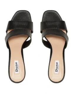 Dune London Merlotte Di Sandals In Black -Myer Clothing Shop 914773780 4 720x928