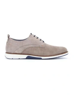 Dune London Balad Lace-Up Shoes In Grey