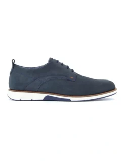 Dune London Balad Lace-Up Shoes In Blue