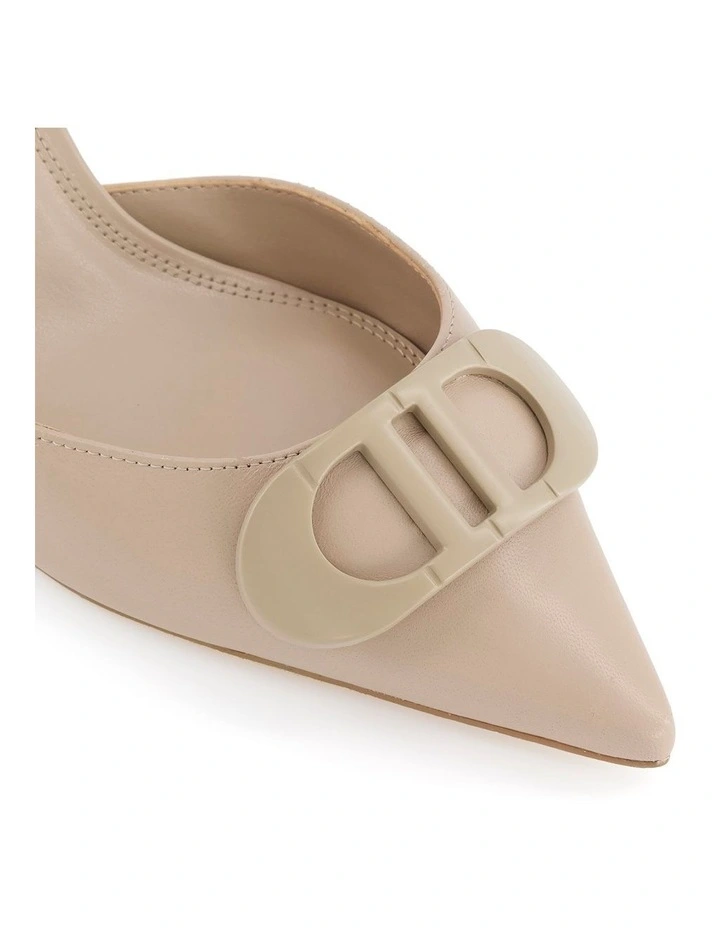 Dune London Cora Di Pumps In Taupe 3 Dune London Cora Di Pumps In Taupe - Image 3