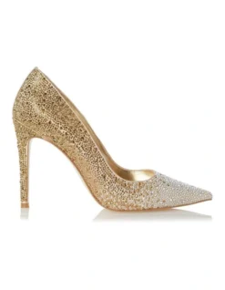 Dune London Bedazzler Stilettos In Silver