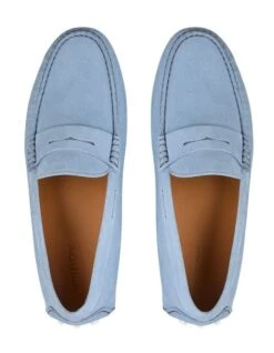 Daytona Suede Driving Shoes In Light Blue 5 Daytona Suede Driving Shoes In Light Blue -Myer Clothing Shop 914807710 3 720x928