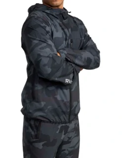 RVCA Yogger Jacket II Grey -Myer Clothing Shop 915225940 3 720x928