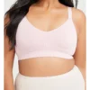 Bamboo Seamless Back Closure Bra Soft Pink