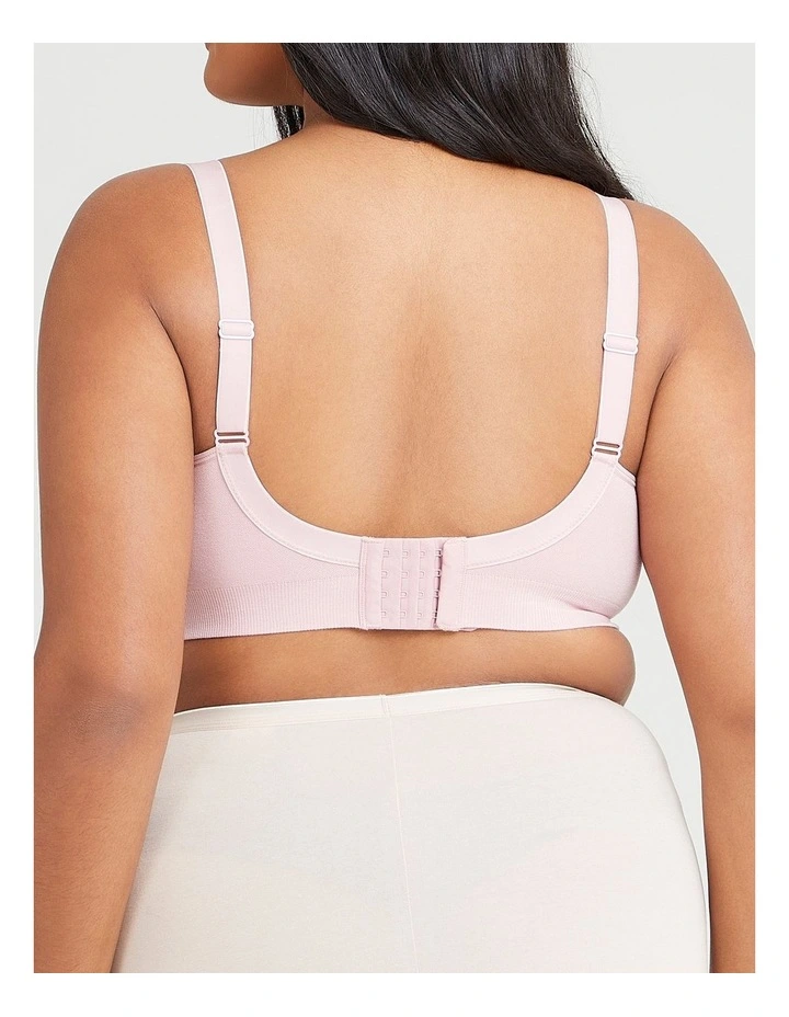 Bamboo Seamless Back Closure Bra Soft Pink 2 Bamboo Seamless Back Closure Bra Soft Pink - Image 2
