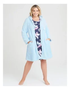 Bamboo Butterfly Nightie In Blue -Myer Clothing Shop 916748920 4 720x928