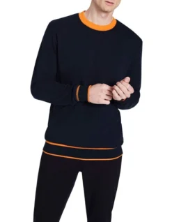 Kendall Crew Neck Sweat In Navy