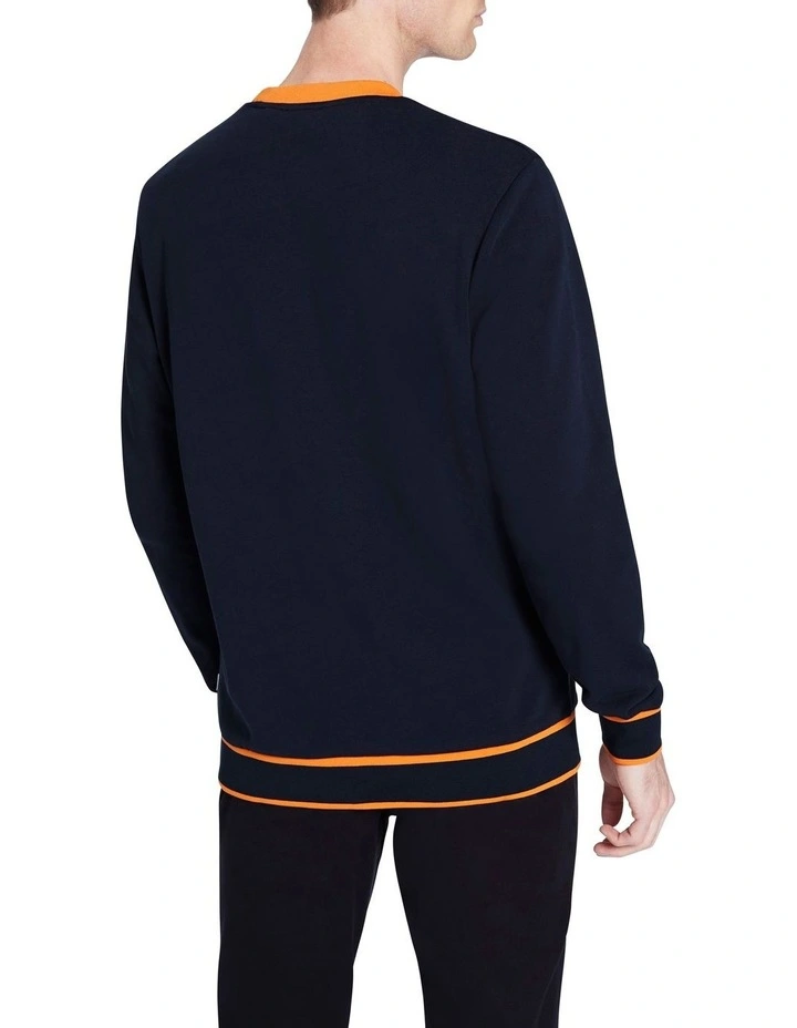 Kendall Crew Neck Sweat In Navy 3 Kendall Crew Neck Sweat In Navy - Image 3