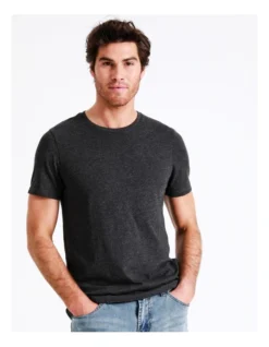 Glenelg Core Short Sleeve Tee In Charcoal 11 Glenelg Core Short Sleeve Tee In Charcoal -Myer Clothing Shop 917298010 917020180 5 720x928