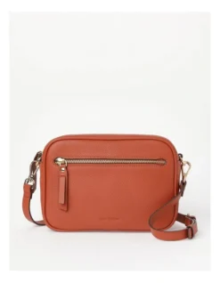 Alana Camera Crossbody Bag In Rust