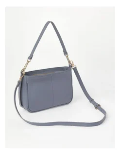Tanya Zip Top Shoulder Bag In Blue 7 Tanya Zip Top Shoulder Bag In Blue -Myer Clothing Shop 917439760 3 720x928