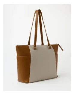 Alana Zip Top Tote Bag In Combo Brown -Myer Clothing Shop 917439850 3 2 720x928