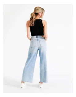 ONLY Madison Life High Waisted Wide Crop Jeans In Light Blue Denim 13 ONLY Madison Life High Waisted Wide Crop Jeans In Light Blue Denim -Myer Clothing Shop 917472880 7 720x928