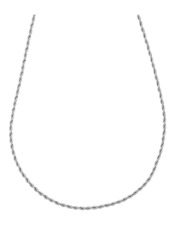 Nixon Silver Rope Chain 53cm X 2mm 1 Nixon Silver Rope Chain 53cm X 2mm