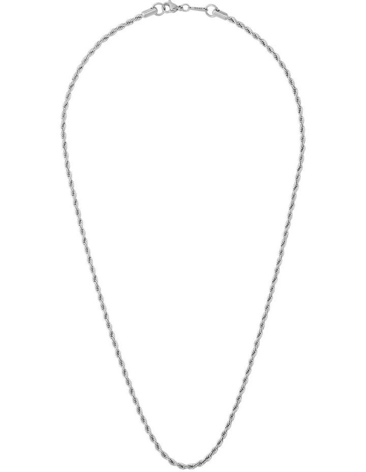 Nixon Silver Rope Chain 53cm X 2mm 2 Nixon Silver Rope Chain 53cm X 2mm - Image 2