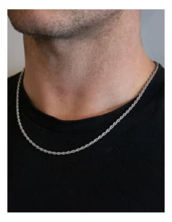 Nixon Silver Rope Chain 53cm X 2mm 5 Nixon Silver Rope Chain 53cm X 2mm -Myer Clothing Shop 917755030 3 720x928