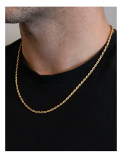 Nixon Gold Rope Chain 53cm X 2mm 5 Nixon Gold Rope Chain 53cm X 2mm -Myer Clothing Shop 917755120 3 720x928