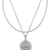 James Chain And Pendant Set 53cm & 54cm