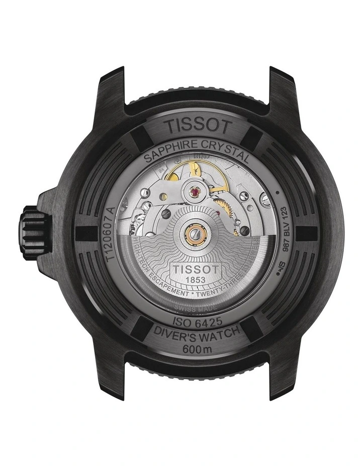 Tissot Seastar 2000 Professional Powermatic 80 T1206073704100 Automatic Watch In Blue 4 Tissot Seastar 2000 Professional Powermatic 80 T1206073704100 Automatic Watch In Blue - Image 4