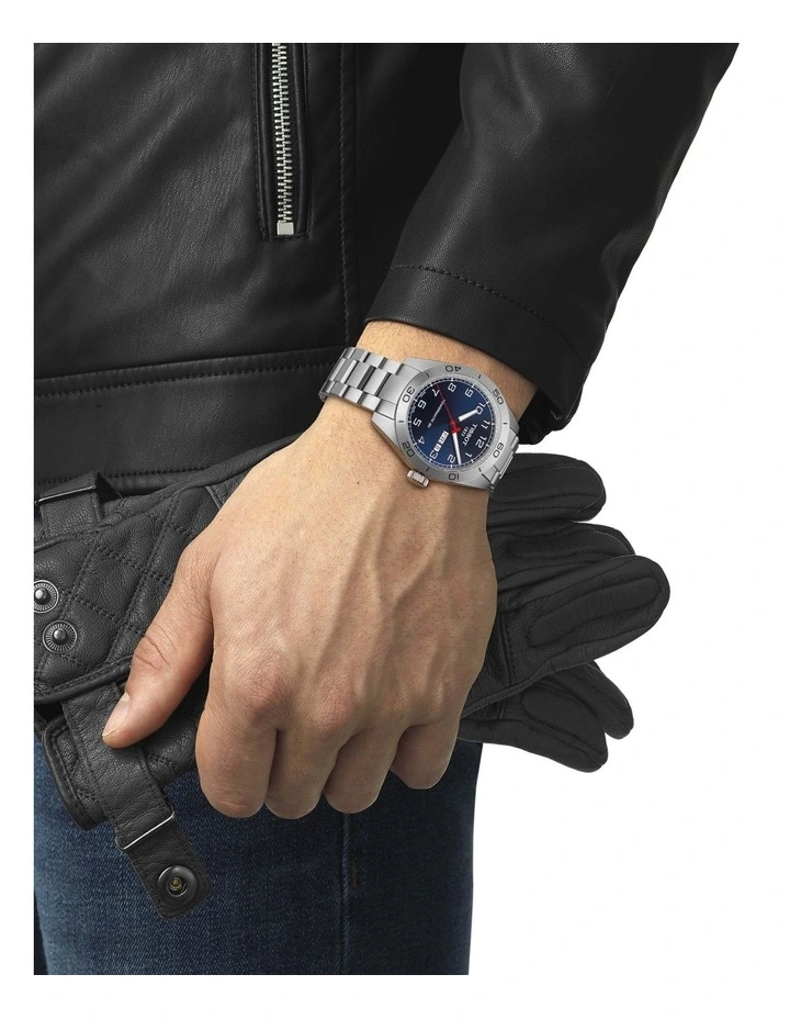 Tissot PRS 516 Powermatic Automatic Watch In Blue 2 Tissot PRS 516 Powermatic Automatic Watch In Blue - Image 2