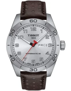 Tissot PRS 516 Powermatic 80 Automatic Watch In Silver