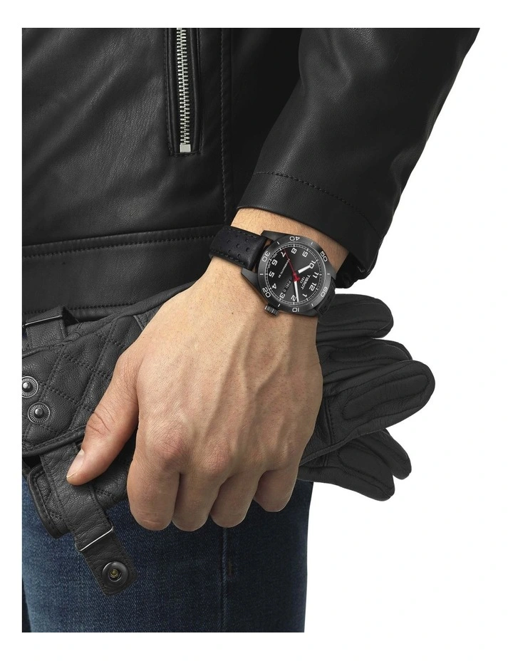 Tissot PRS 516 Powermatic 80 Automatic Watch In Black 2 Tissot PRS 516 Powermatic 80 Automatic Watch In Black - Image 2