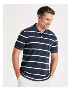 Hugo Stripe Polo In Navy 11 Hugo Stripe Polo In Navy -Myer Clothing Shop 918068140 5 720x928