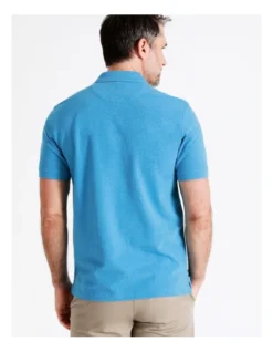 Lindon Plain Polo In Turquoise -Myer Clothing Shop 918068950 7 720x928