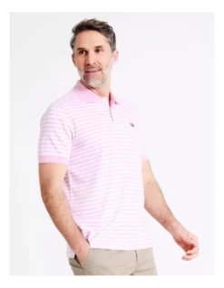 Dalhunty Stripe Polo In Pink -Myer Clothing Shop 918071650 4 2 720x928