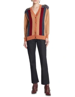 Manifesting Magic Long Line Cardigan In Ombre