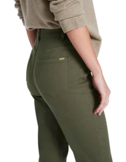 Noami Straight Leg Jean In Khaki -Myer Clothing Shop 918267760 4 720x928