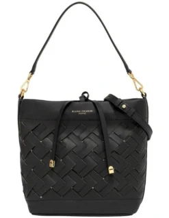 Nur Nero Zip Top Shoulder Bag