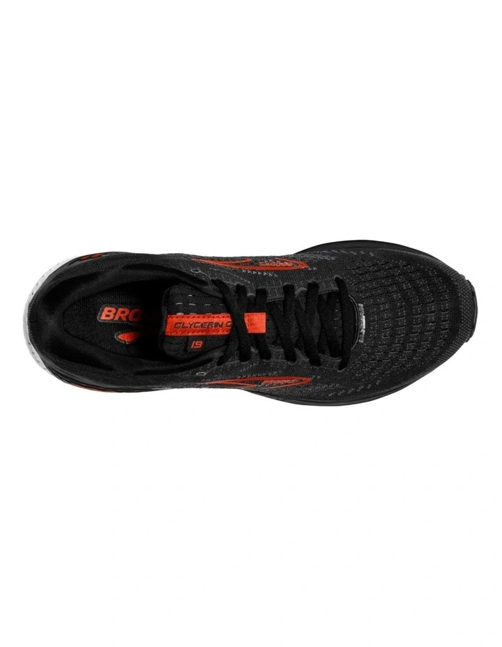 BROOKS Glycerin GTS 19 Black Running Shoe 4 BROOKS Glycerin GTS 19 Black Running Shoe - Image 4