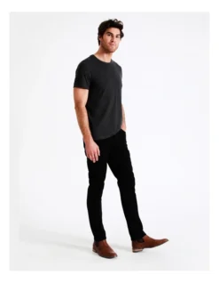 Kristian Slim Tapered Jean Size 30 Leg Length In Solid Black -Myer Clothing Shop 918773290 5 720x928