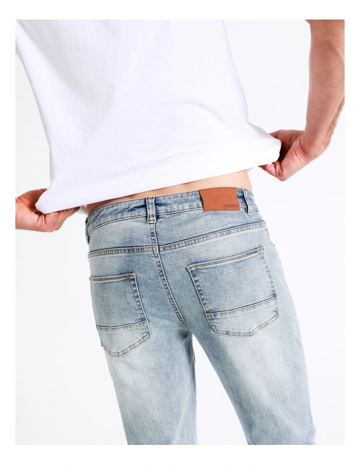 Kristian Slim Tapered Jean Size 34 Leg Length In Denim 4 Kristian Slim Tapered Jean Size 34 Leg Length In Denim - Image 4