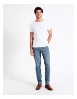 Kristian Slim Tapered Jean Size 34 Leg Length In Blue