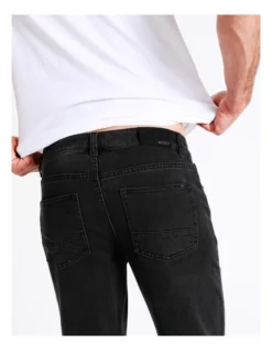 Kristian Slim Tapered Jean Size 34 Leg Length In Black 8 Kristian Slim Tapered Jean Size 34 Leg Length In Black -Myer Clothing Shop 918774460 3 720x928