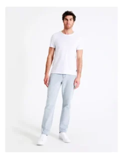 Luca Relaxed Fit Bleached Jean In Denim