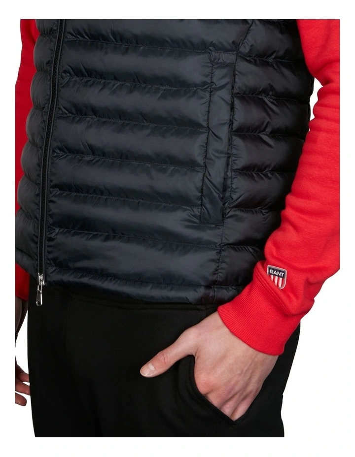 Gant Light Padded Black Gilet 4 Gant Light Padded Black Gilet - Image 4