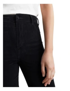French Connection Pincord High Rise Skinny Jean Black -Myer Clothing Shop 919099900 919062010 4 720x928