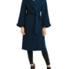 Stay Wild Oversized Wool Coat Teal