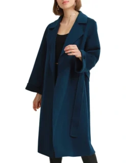 Stay Wild Oversized Wool Coat Teal 11 Stay Wild Oversized Wool Coat Teal -Myer Clothing Shop 919132570 6 720x928