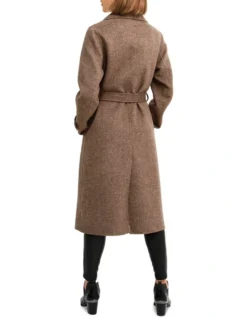 Front Runner Belted Walnut Coat -Myer Clothing Shop 919133290 3 720x928