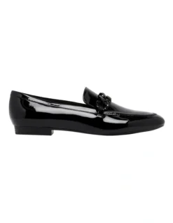 Nine West Chain Black Flats