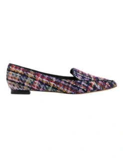 Nine West Abay Multi Check Flats