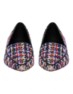 Nine West Abay Multi Check Flats -Myer Clothing Shop 919446670 3 720x928