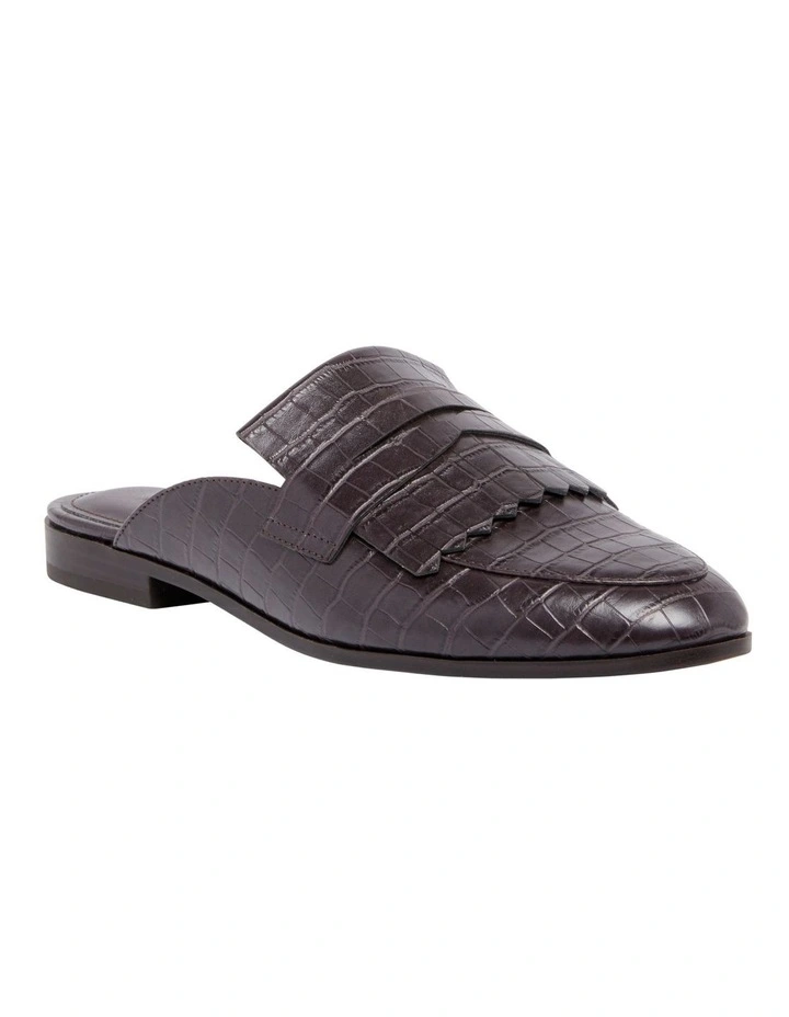 Nine West Kilts Brown Flat Mules 2 Nine West Kilts Brown Flat Mules - Image 2