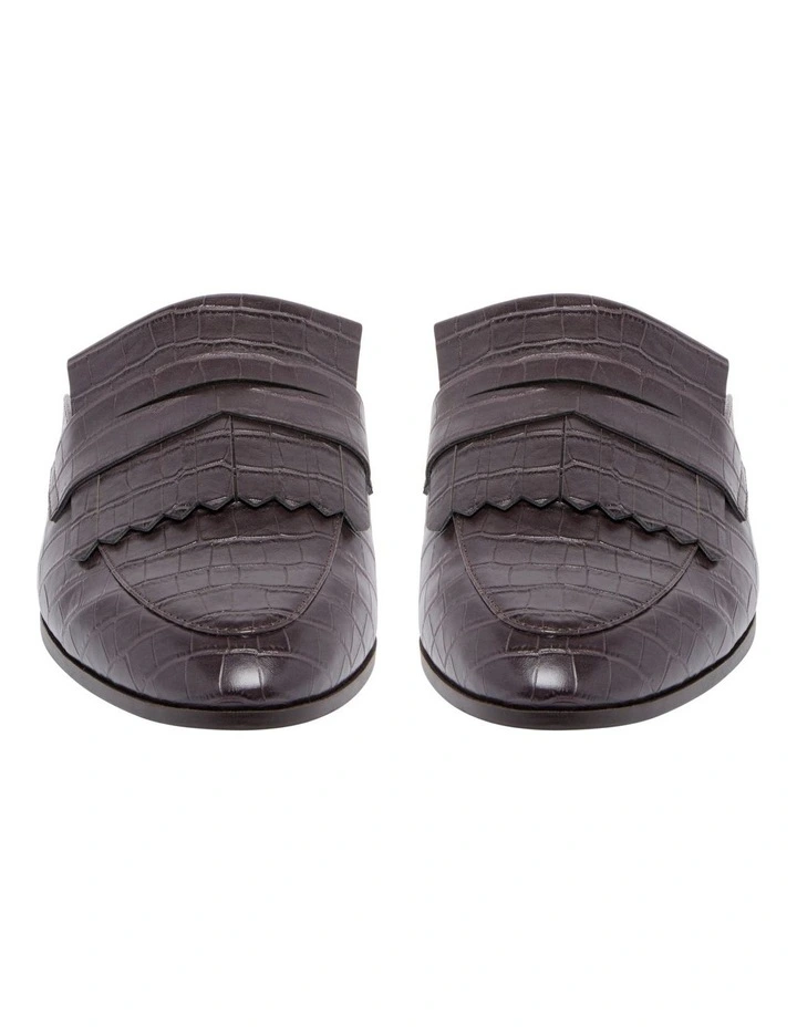 Nine West Kilts Brown Flat Mules 3 Nine West Kilts Brown Flat Mules - Image 3