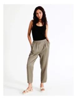 Lyocell Pant In Tan -Myer Clothing Shop 919472140 5 720x928