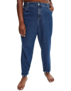 Calvin Klein Jeans Plus Mom Jean Medium Blue